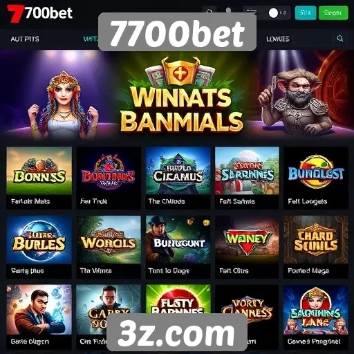 Análise das opções de jogos disponíveis no 7700bet