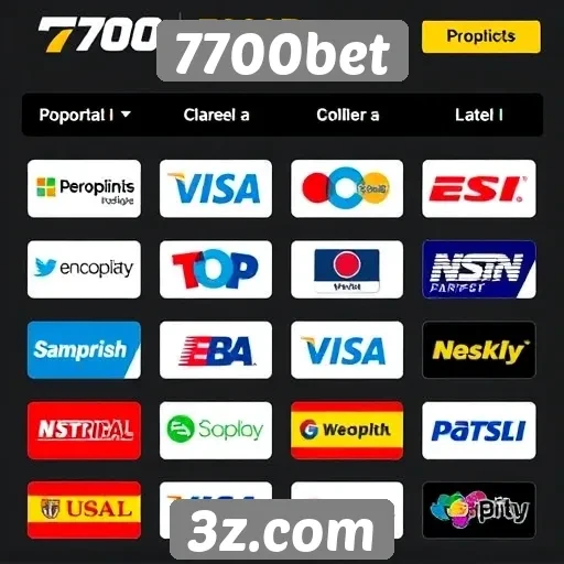 Métodos de pagamento oferecidos pelo 7700bet