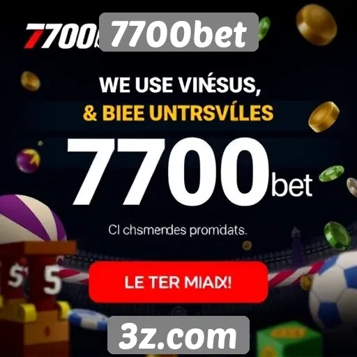 Promoções e bônus atraentes na 7700bet